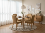 Round wooden table AIR ROUND - Image 2