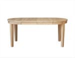 Extendable solid wood table MANGO