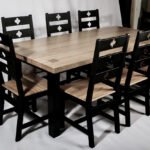 Oak table DEKKO BLACK