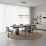 Solid Oak Dining Table - Image 3