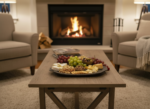 Solid wood serving plate (Design 5) - Image 2