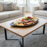 Solid wood serving plate (Design 3) - Image 2