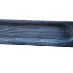 Black Solid Wood Rectangular Serving Plate
