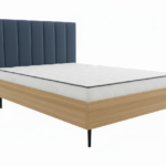 VENECIA Upholstered Oak Bed
