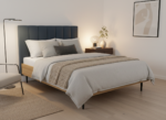 VENECIA Upholstered Oak Bed - Image 2