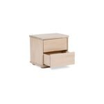 LAGUNA SUN solid wood bedside table with two drawers