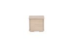 LAGUNA SUN solid wood bedside table with two drawers - Image 3