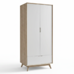 2-door closet MOON with milled details
