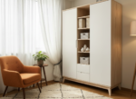 The MOON Wardrobe with Shelves - Image 2